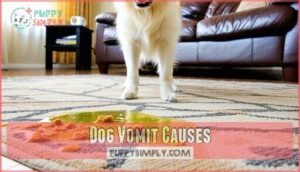 dog vomit causes