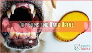 dry gums and dark urine dry gums and dark urine
