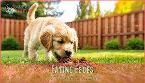 eating feces