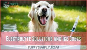 electrolyte solutions and ice cubes