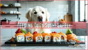 feeding dogs sushi safely