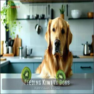 feeding kiwi to dogs