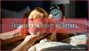 frequency of nighttime breaks