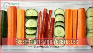 fresh fruits and vegetables
