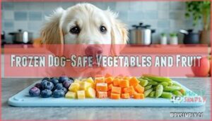 frozen dog-safe vegetables and fruit