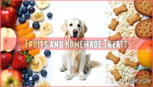 fruits and homemade treats