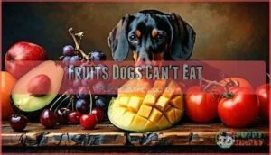 fruits dogs can't eat