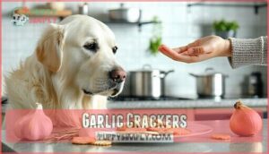garlic crackers