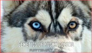 genetics of husky colors