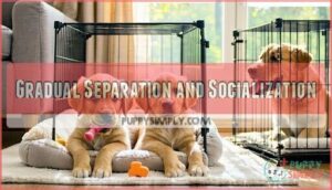 gradual separation and socialization