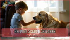 helping scared children