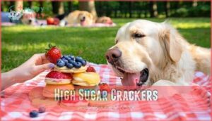 high sugar crackers