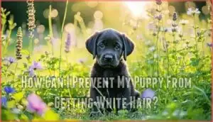 how can i prevent my puppy from getting white hair how can i prevent my puppy from getting white hair