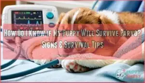 how do i know if my puppy will survive parvo