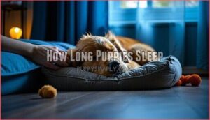 how long puppies sleep