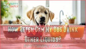 how often can my dog drink other liquids