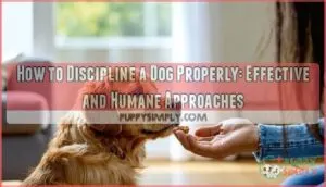 how to discipline a dog