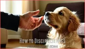 how to discipline dogs