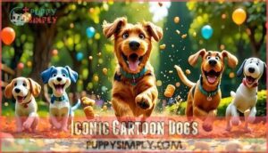 iconic cartoon dogs