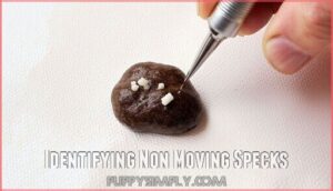 identifying non moving specks