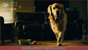 increased anxiety and restlessness