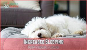 increased sleeping