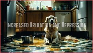 increased urination and depression