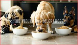 individual dog tolerances