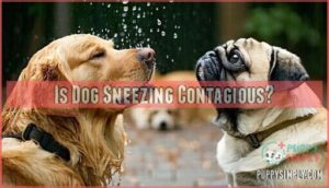 is dog sneezing contagious