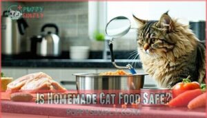 is homemade cat food safe