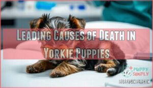 leading causes of death in yorkie puppies