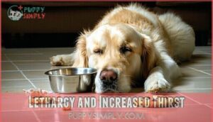 lethargy and increased thirst