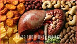 liver and kidney damage