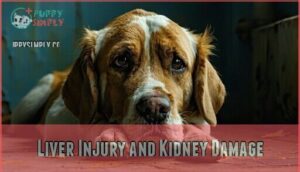 liver injury and kidney damage