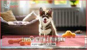 living with a pomsky