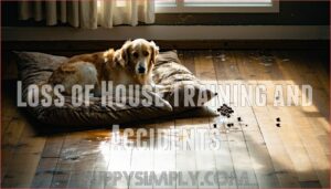 loss of house training and accidents