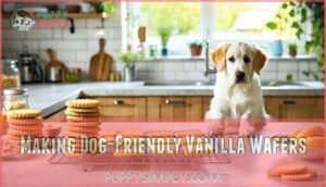 making dog-friendly vanilla wafers