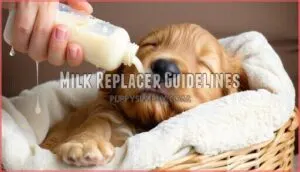 milk replacer guidelines