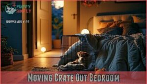 moving crate out bedroom