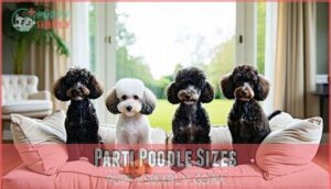 parti poodle sizes