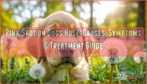 pink spot on dogs nose