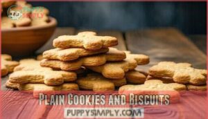 plain cookies and biscuits