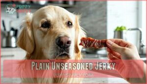 plain unseasoned jerky