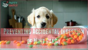 preventing accidental ingestion of mint candy