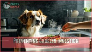 preventing chorizo ingestion