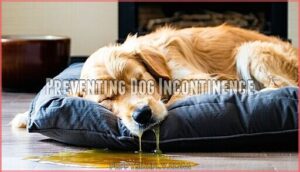 preventing dog incontinence
