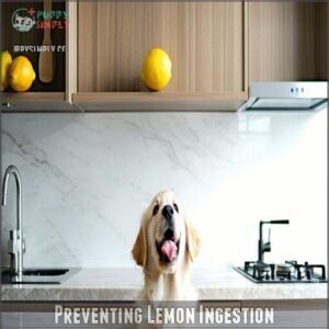 preventing lemon ingestion