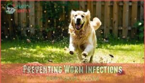 preventing worm infections