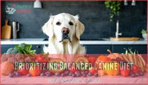 prioritizing balanced canine diet