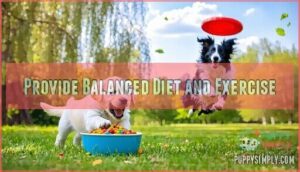 provide balanced diet and exercise